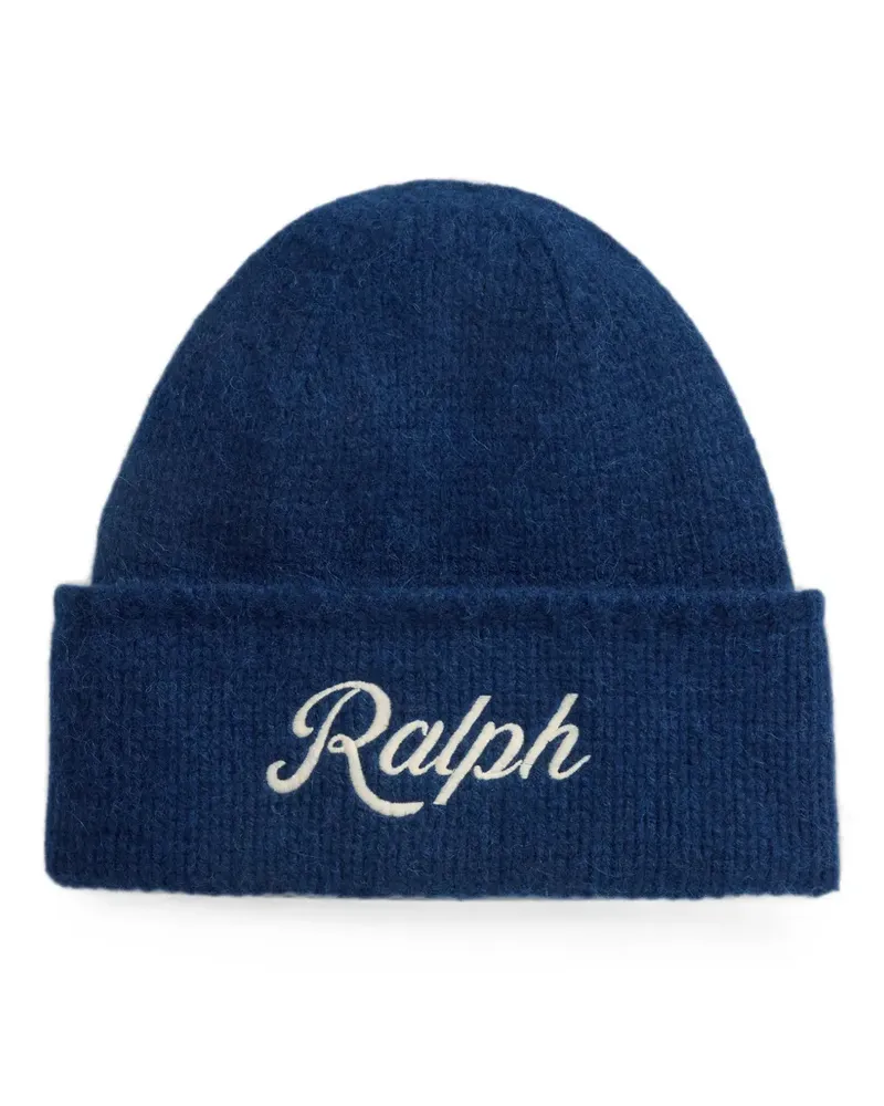 Ralph Lauren Beanie mit Logo-Stickerei - Blau Blau