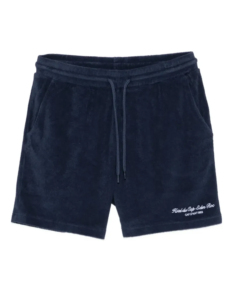SPORTY & RICH Shorts mit Kordelzug - Blau Blau