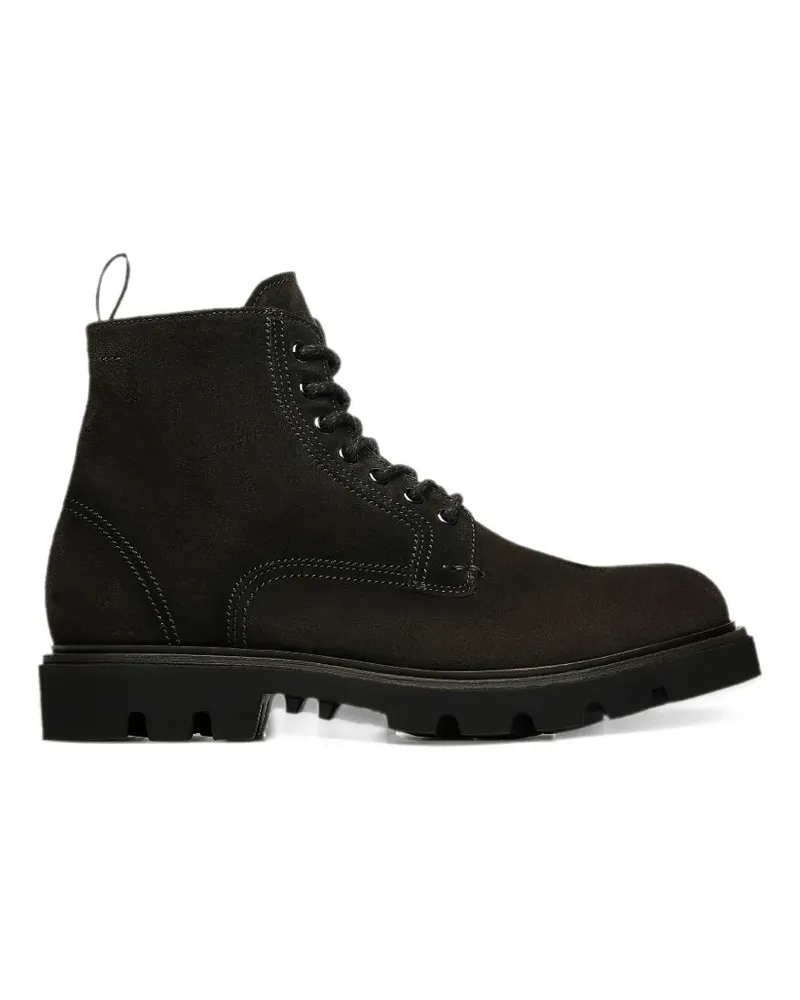 Fabi Schnürstiefel aus Wildleder - Braun Braun