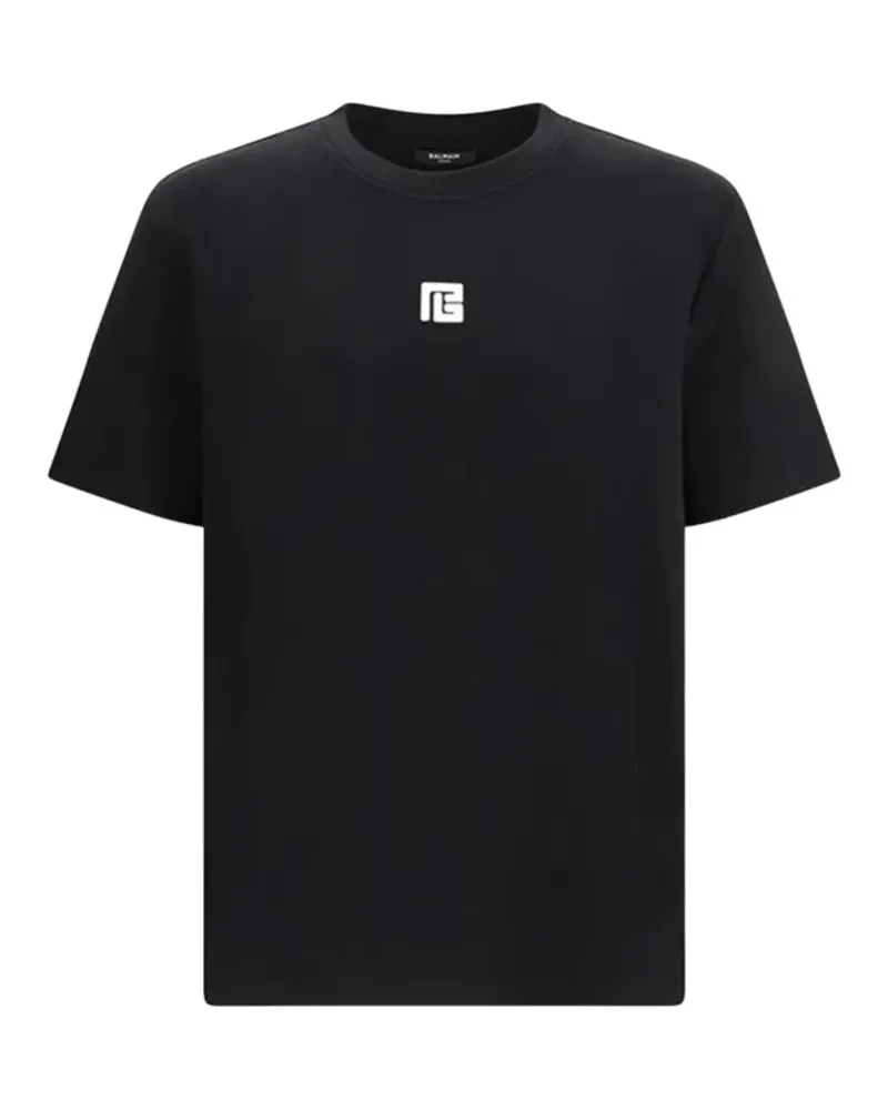 Balmain loose-sleeve T-shirt - Schwarz Schwarz
