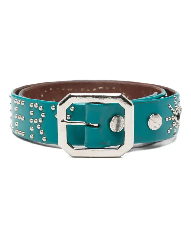 GALLERY DEPT. studded buckle belt - Blau Blau