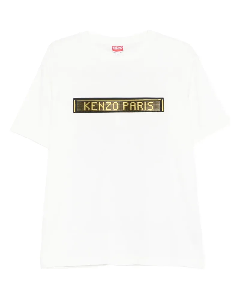 Kenzo T-Shirt mit grafischem Print - Weiß Weiß