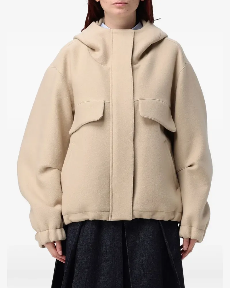 TELA Oversized-Hoodie - Nude Nude