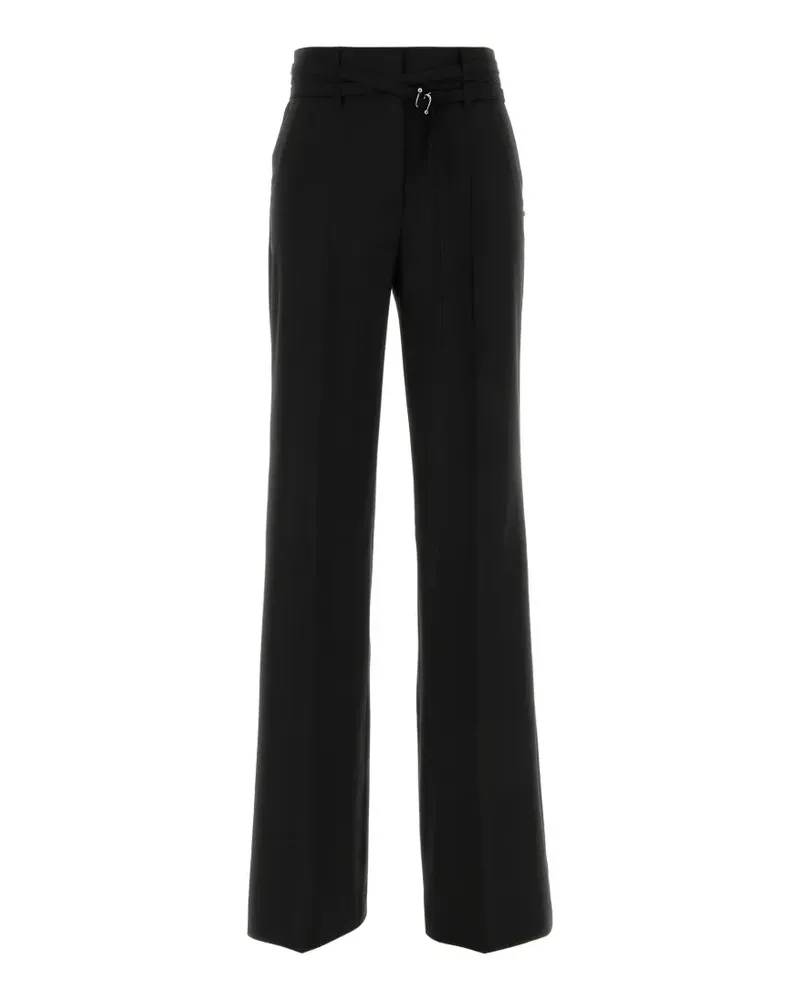 SPORTMAX belted straight-leg trousers - Schwarz Schwarz