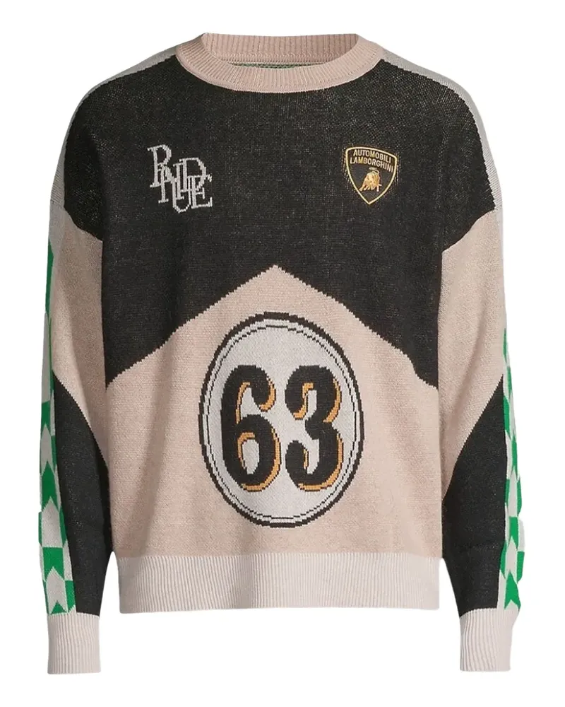 RHUDE x Lamborghini 63 crew-neck sweater - Nude Nude