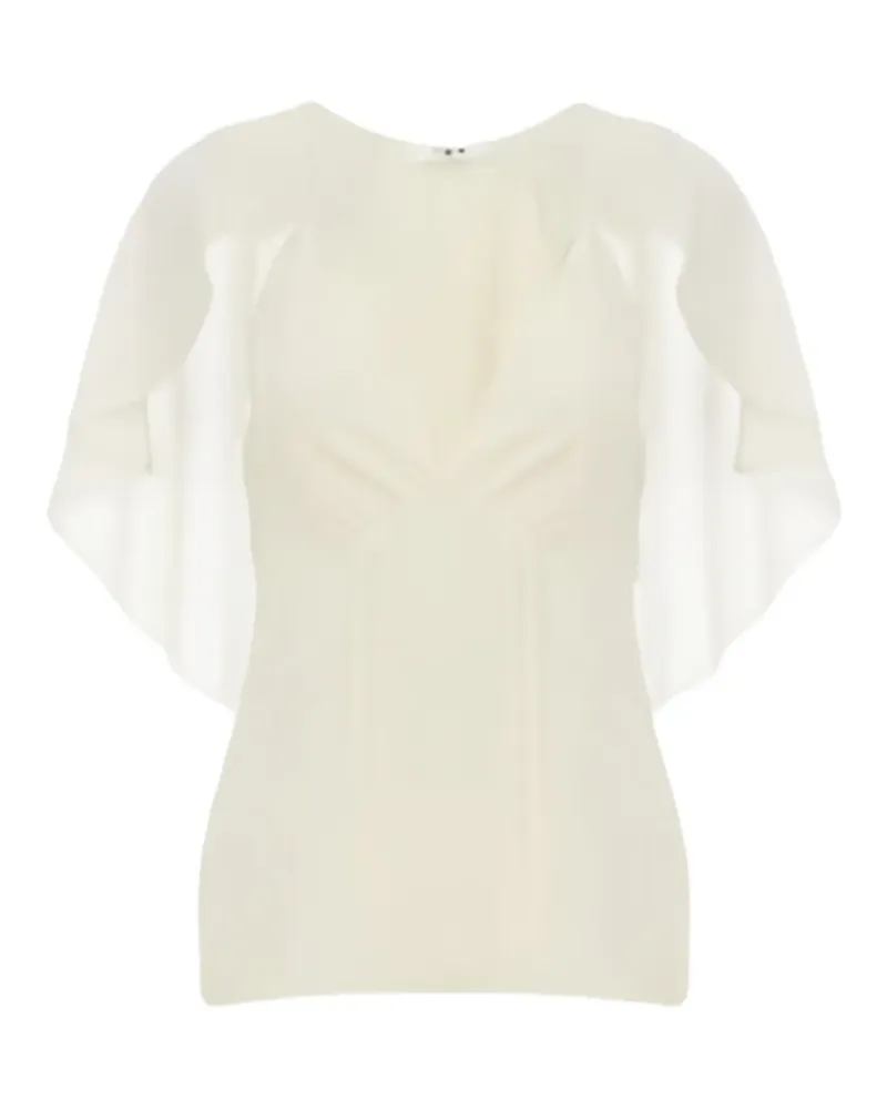 Chloé Bluse im Layering-Look - Nude Nude