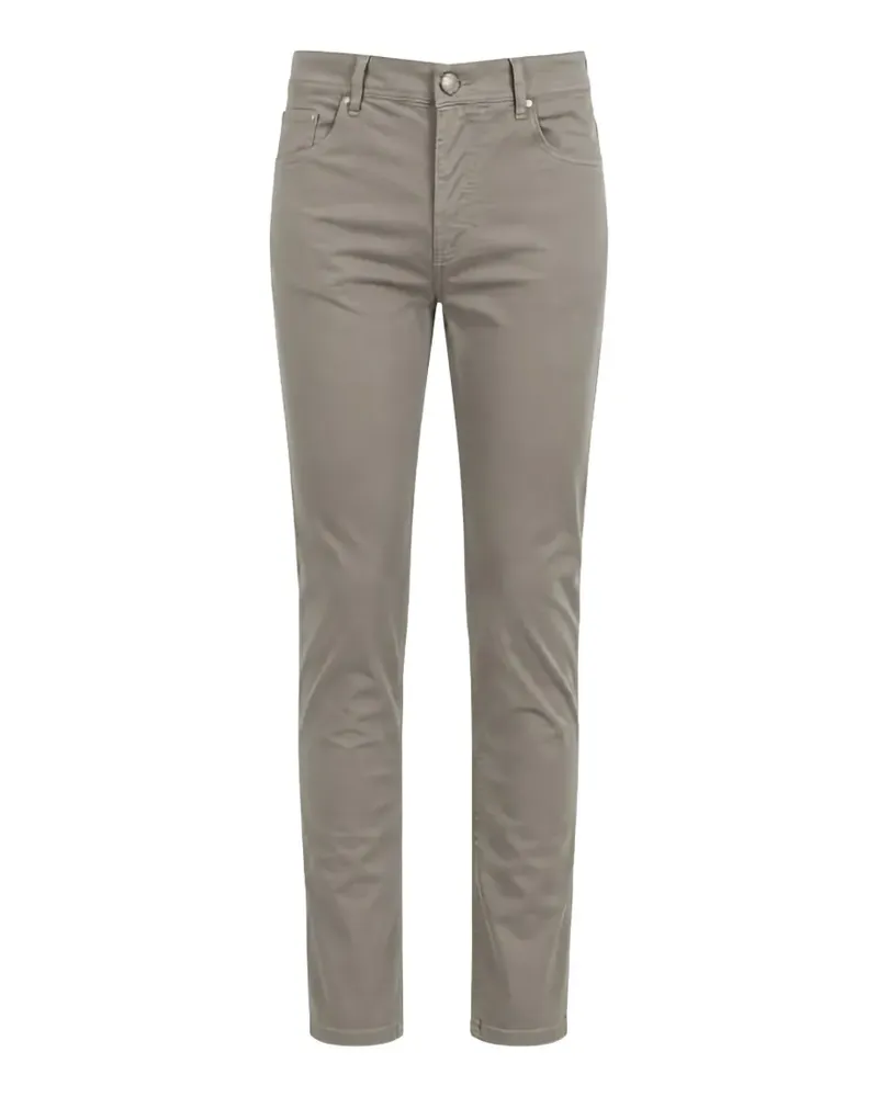 Jacob Cohën logo-patch slim-fit jeans - Grau Grau