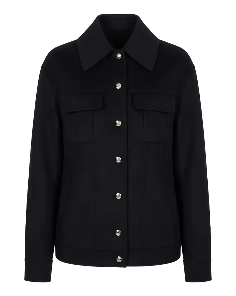 SPORTMAX Calcio Wolljacke - Schwarz Schwarz