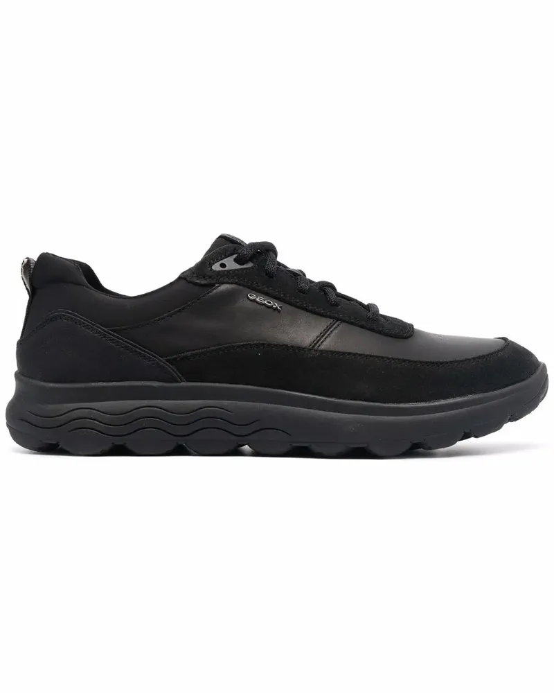 Geox Spherica Sneakers - Schwarz Schwarz