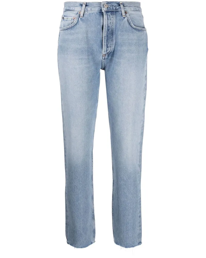 AGOLDE Jeans mit geradem Bein Blau