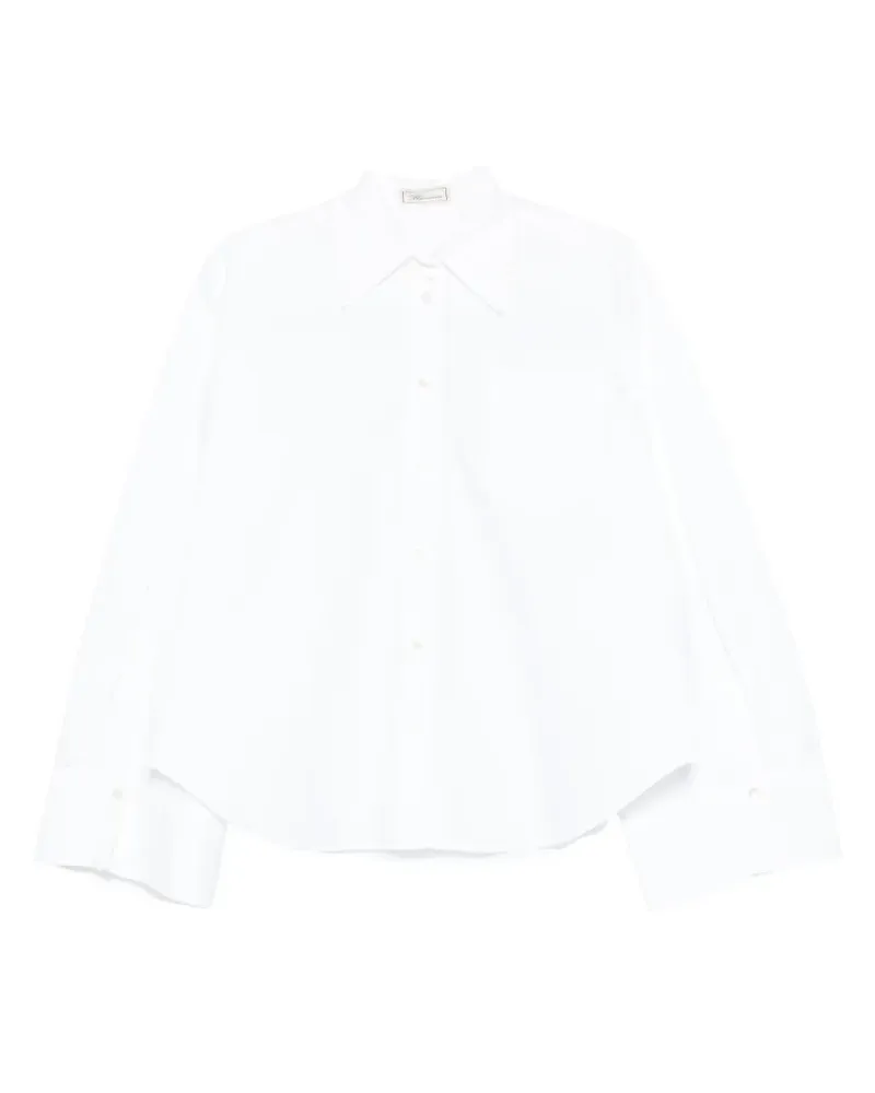 Blumarine popeline shirt - Weiß Weiß