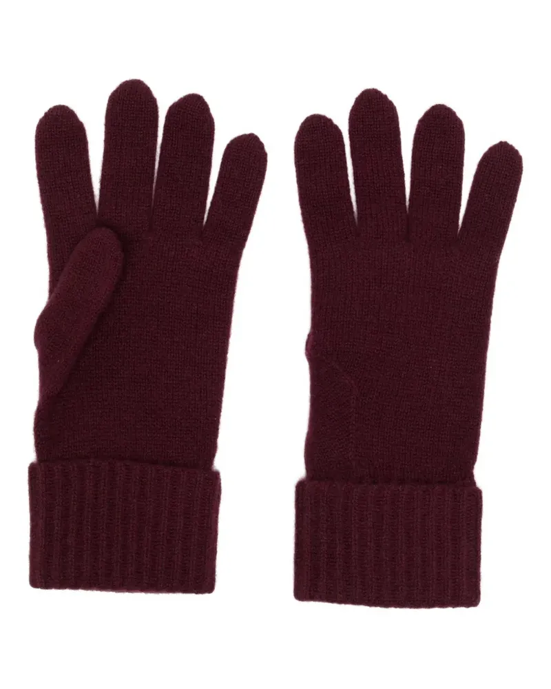 N.Peal Handschuhe aus Kaschmir - Rot Rot