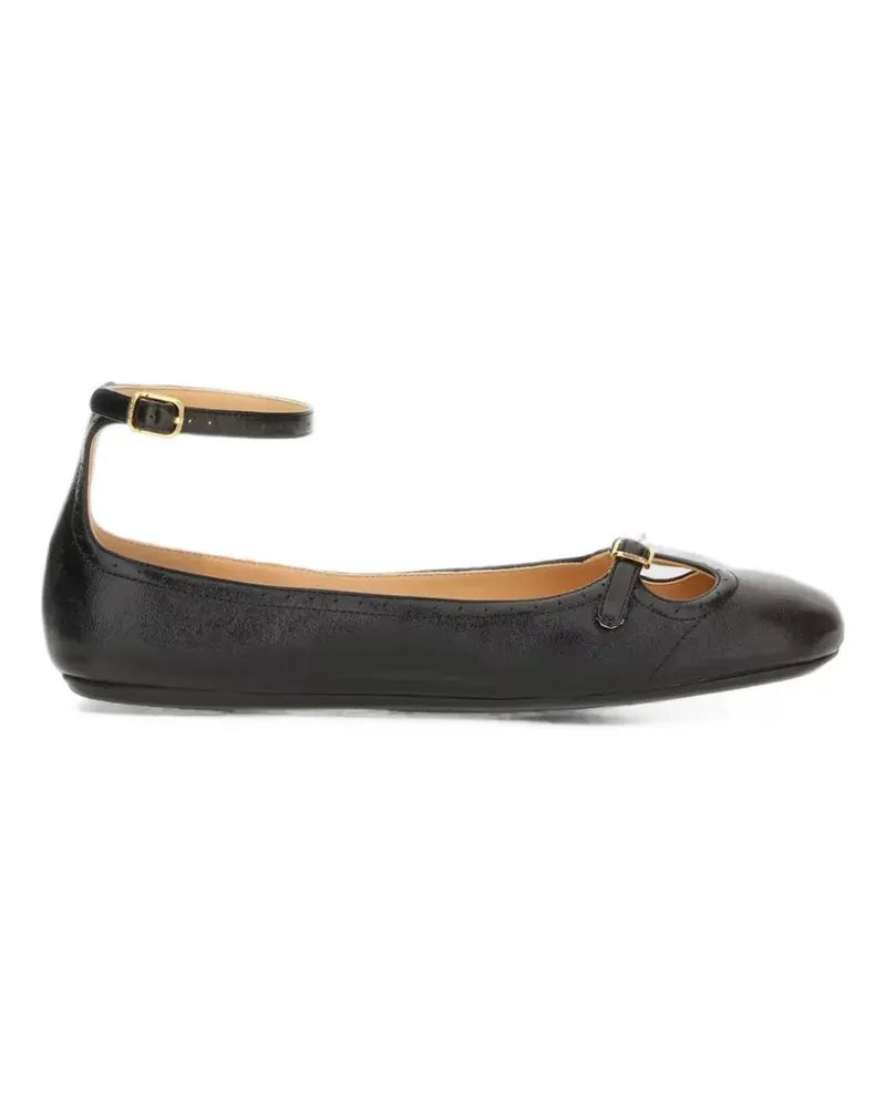 Chloé Misty ankle-strap ballet flats - Schwarz Schwarz