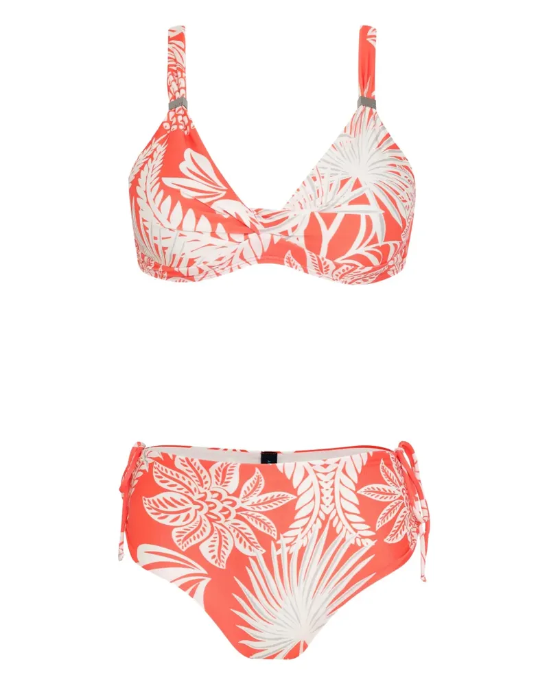 Lygia & Nanny MARCELA Bikini mit tropischem Print - Rosa Rosa