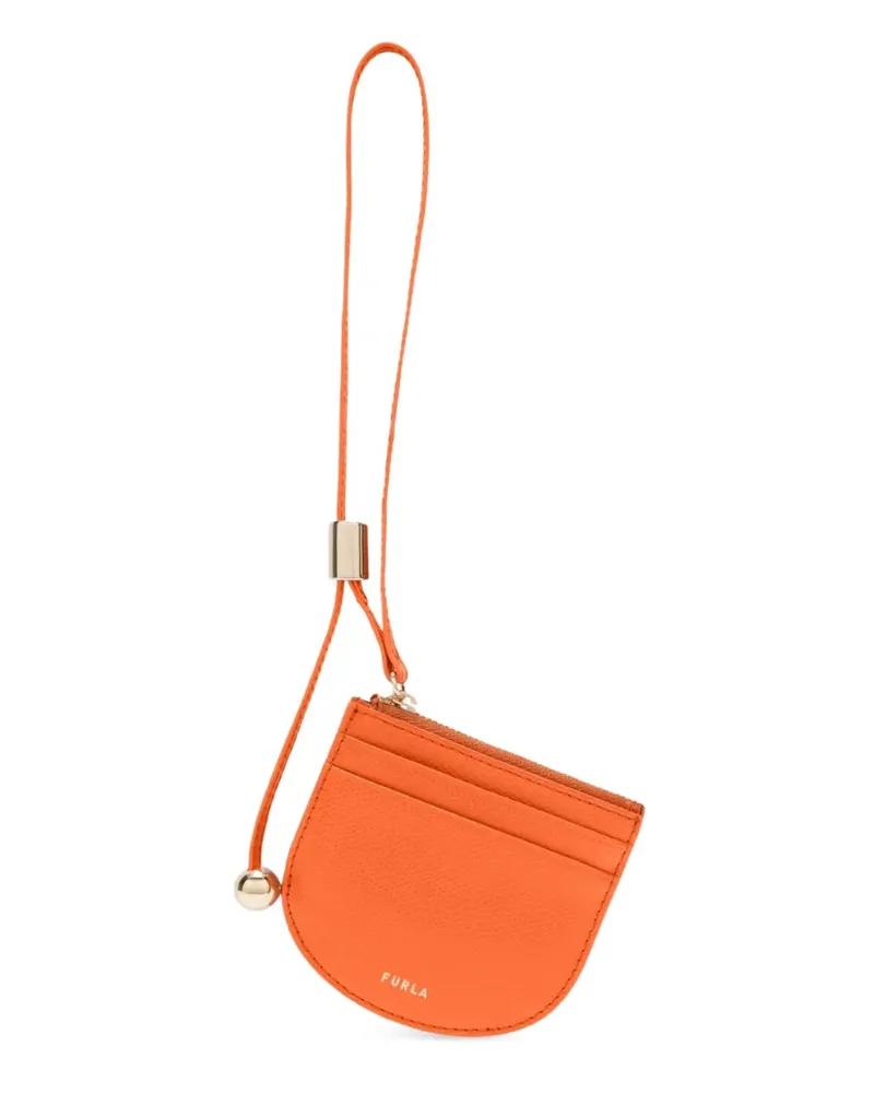 Furla Laura Kartenetui mit Riemen - Orange Orange