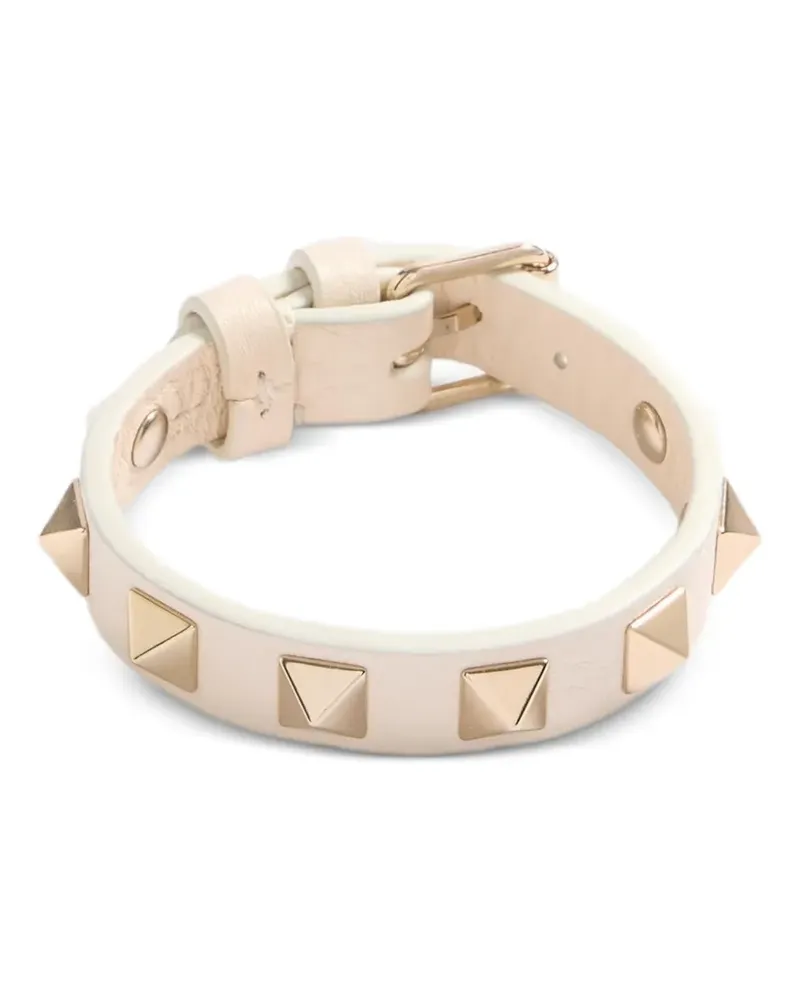Valentino Garavani Rockstud Lederarmband - Nude Nude