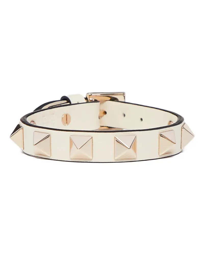 Valentino Garavani Rockstud Lederarmband - Nude Nude