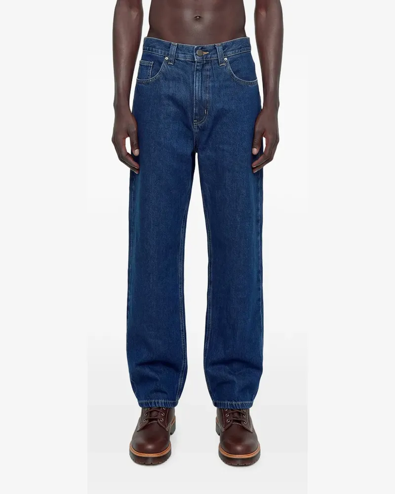 Carhartt WIP Brandon logo-patch jeans - Blau Blau