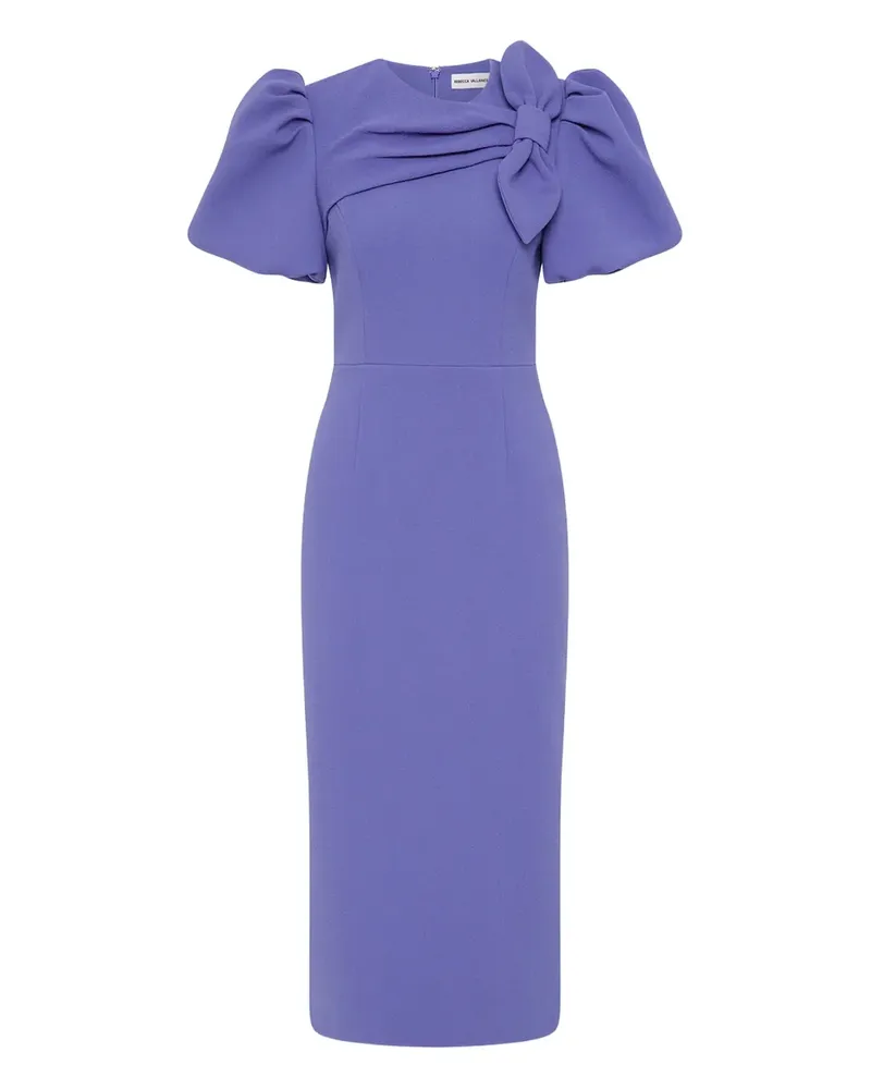 Rebecca Vallance Violetta Kleid mit Schleife - Blau Blau