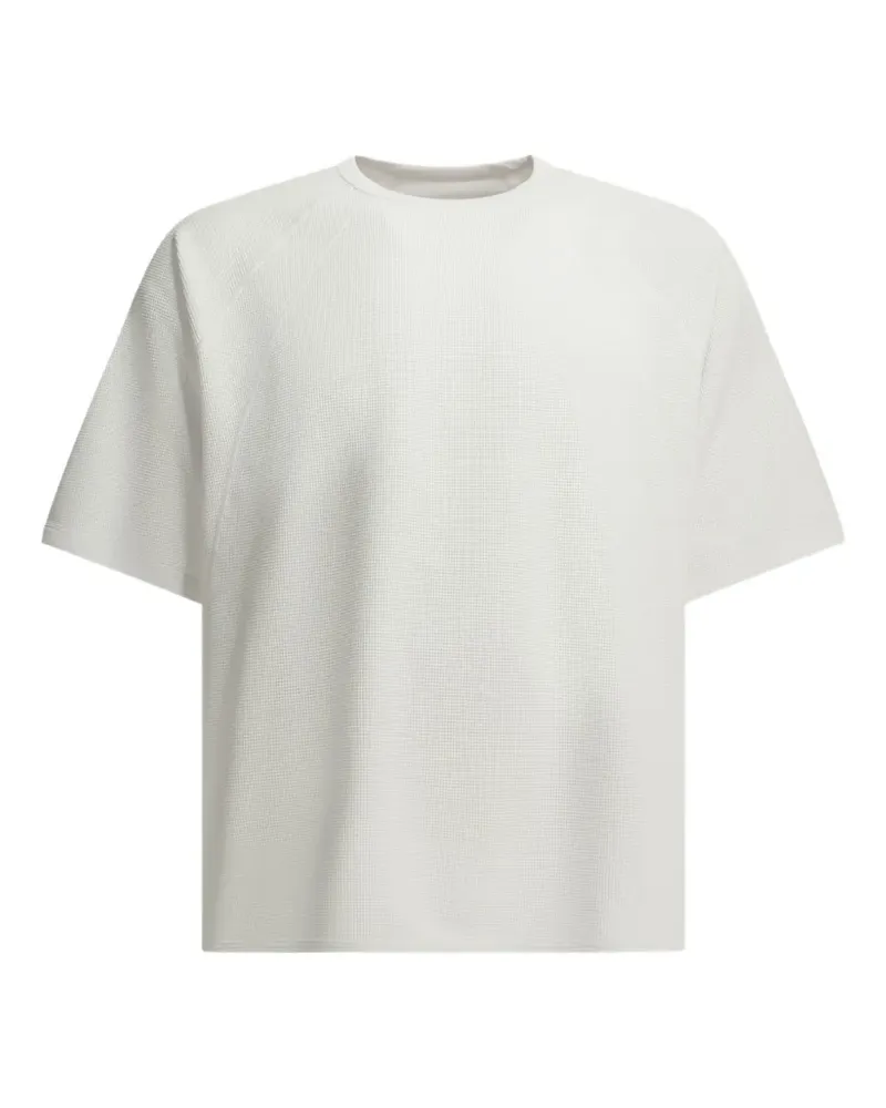 Goldwin Mesh WF Actinoid waffle-knit raglan-sleeve T-shirt - Nude Nude