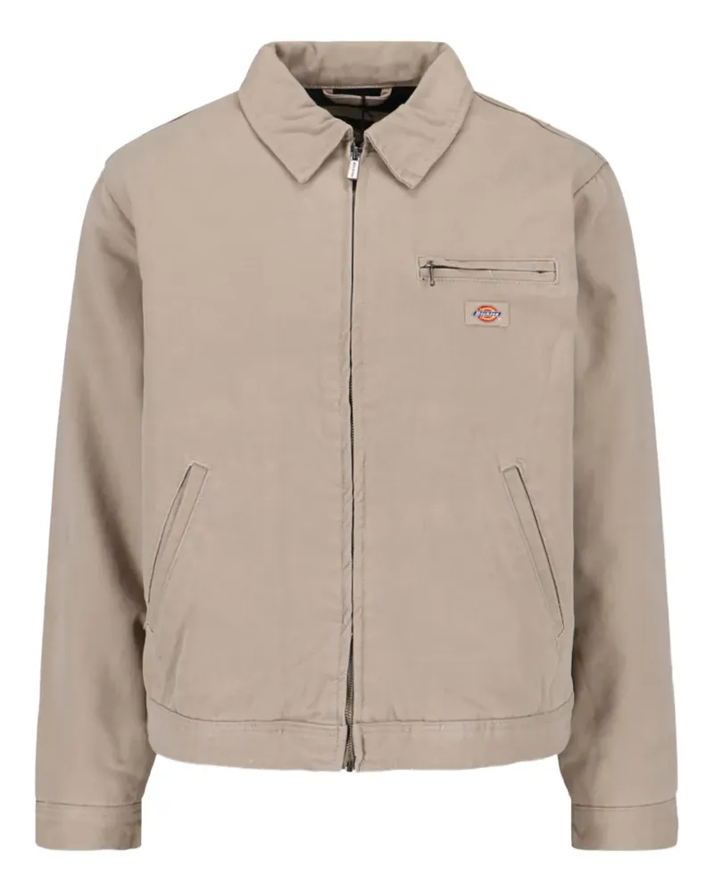 Dickies Canvas-Jacke mit Reißverschluss - Nude Nude