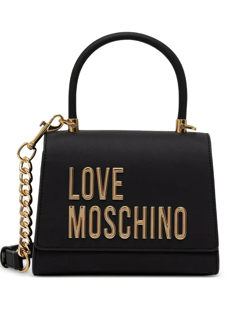 Moschino Shopper mit Logo - Schwarz Schwarz