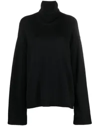 FRANKIE Shop Rhea Lounge Rollkragenpullover Schwarz