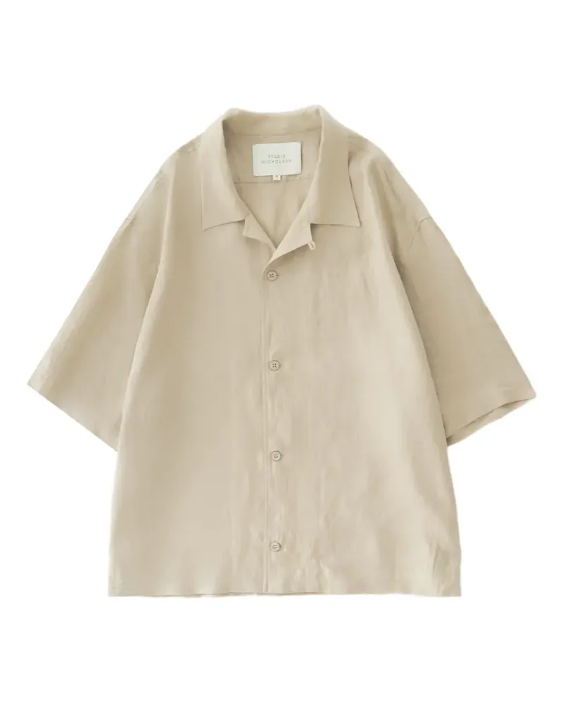 Studio Nicholson Oryn shirt - Nude Nude