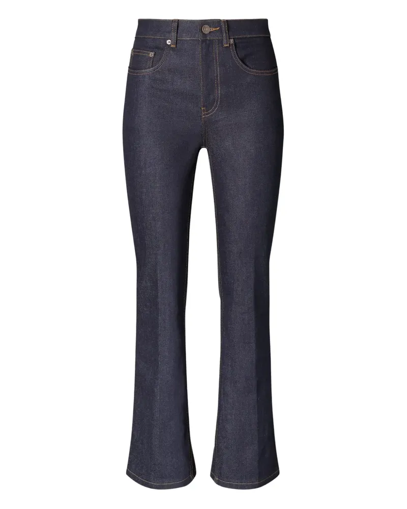 Tory Burch Ausgestellte Cropped-Jeans - Blau Blau