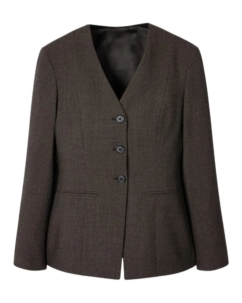 Paul Smith Wollsakko mit Knöpfen - Braun Braun