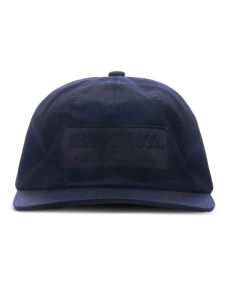 Neighborhood logo-detail baseball cap - Blau Blau