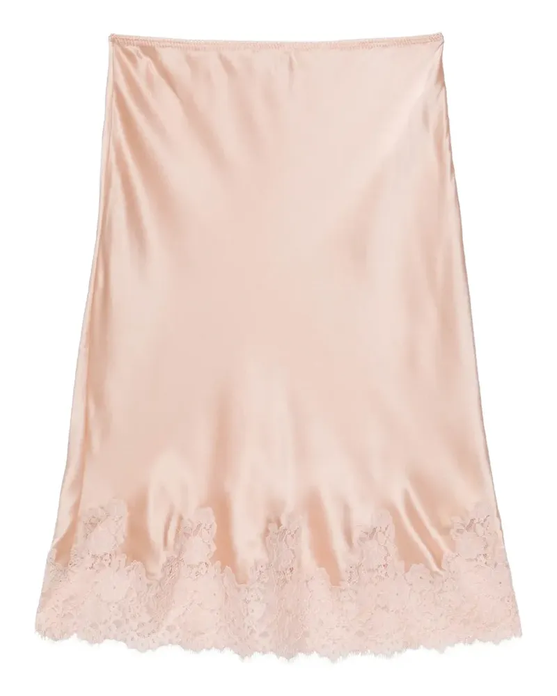 DÔEN Elowette lace-trim skirt - Rosa Rosa