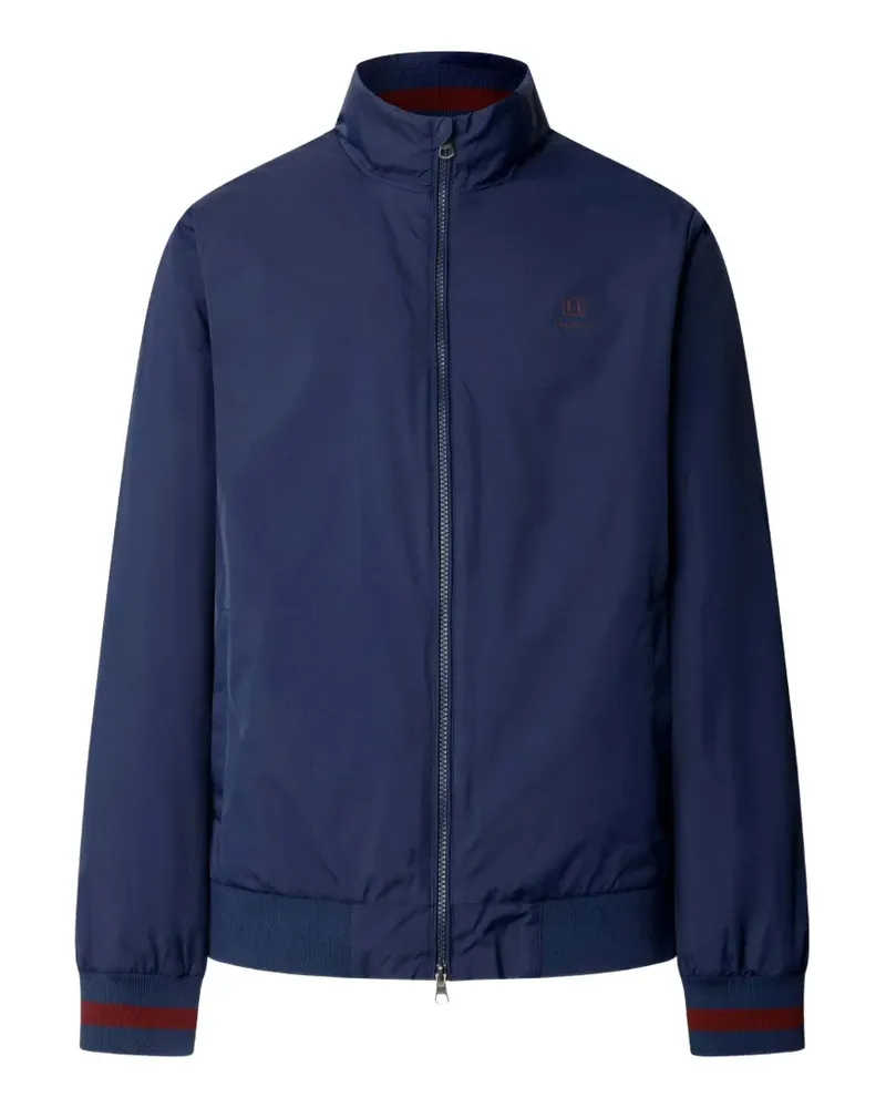 Hackett Jacke mit Logo-Stickerei - Blau Blau
