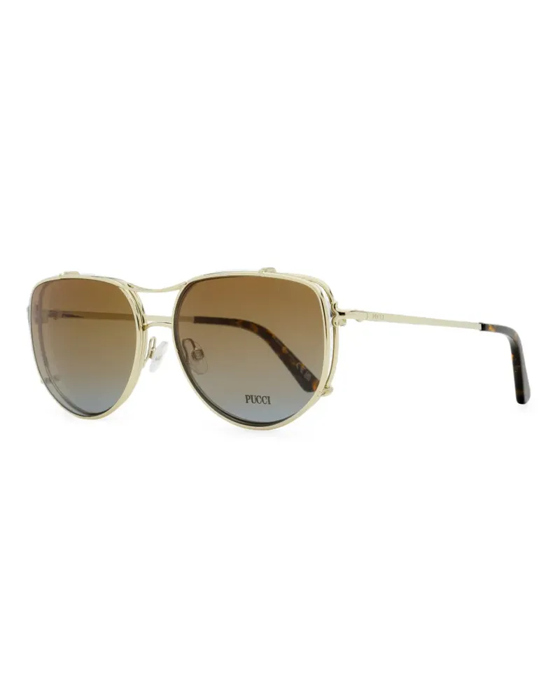 Emilio Pucci EP5247 Brille mit Clipverschluss - Gold Gold