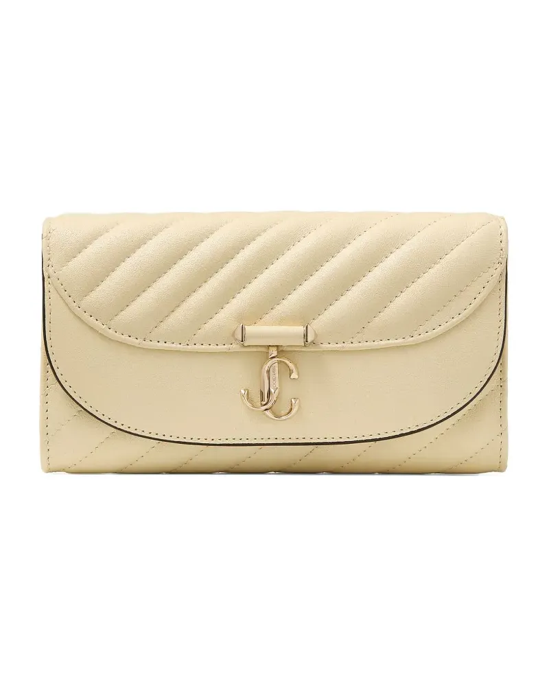 Jimmy Choo Curve Portemonnaie mit Kette - Gelb Gelb