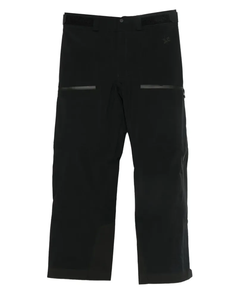 Goldwin Wasserdichte Skihose mit Reißverschlussdetail - Schwarz Schwarz