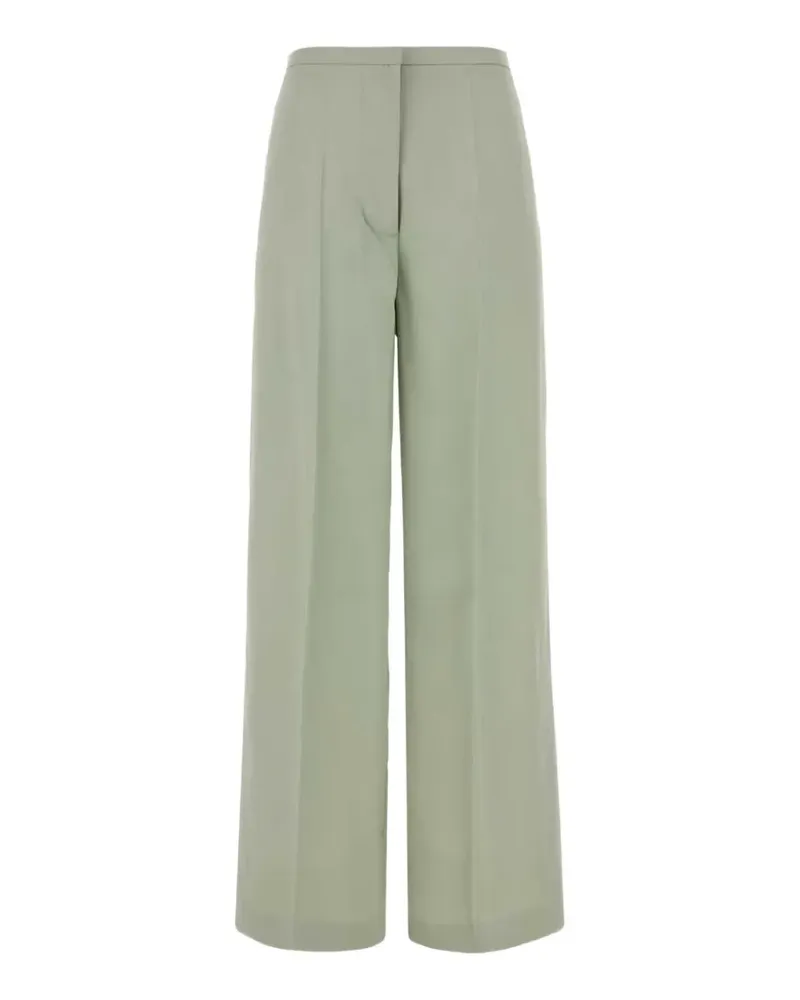 Alberta Ferretti satin trousers - Grün Grün