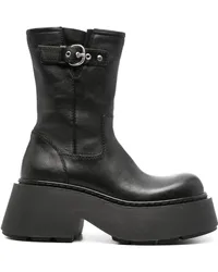 Vic Matié Stiefeletten mit Plateau Schwarz