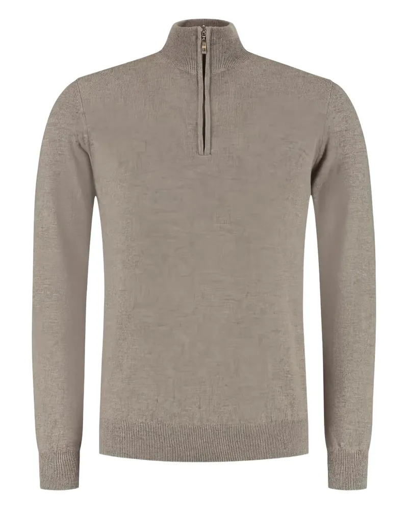 Doriani half-zip sweater - Nude Nude