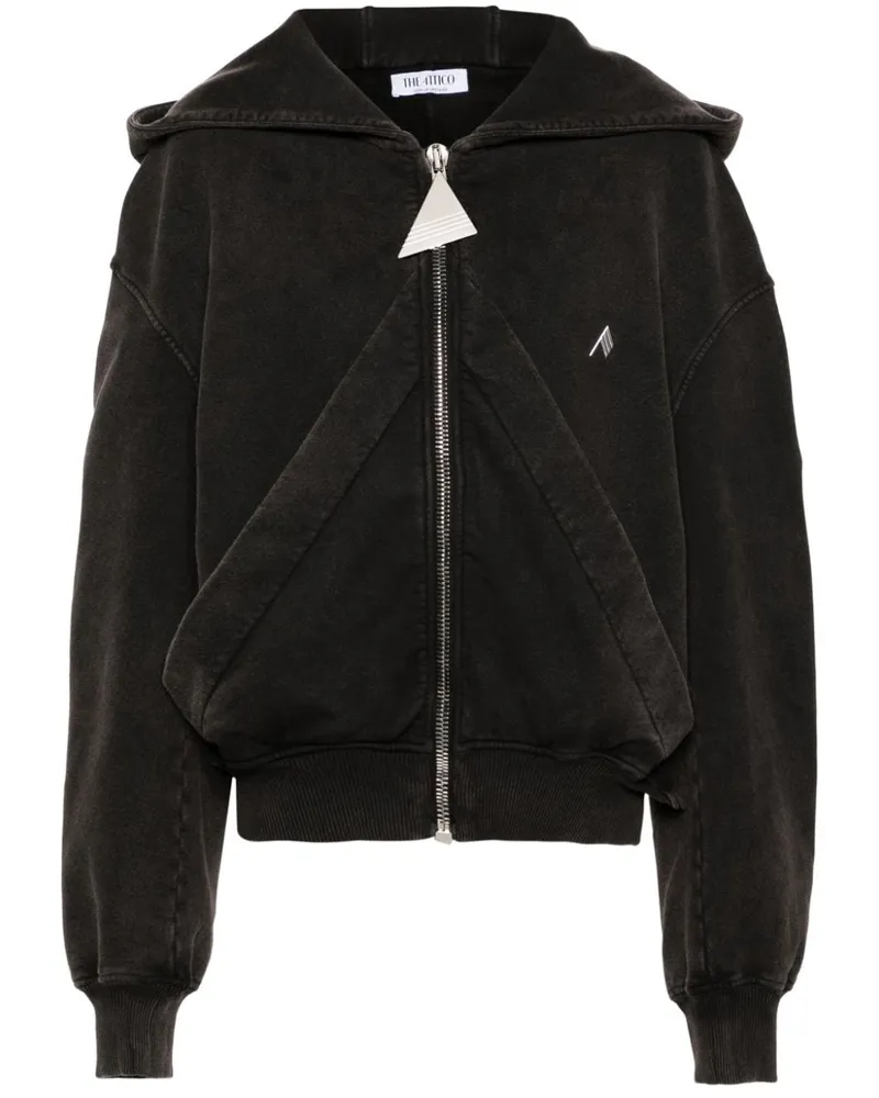 ATTICO Hoodie mit weiten Ärmeln - Grau Grau