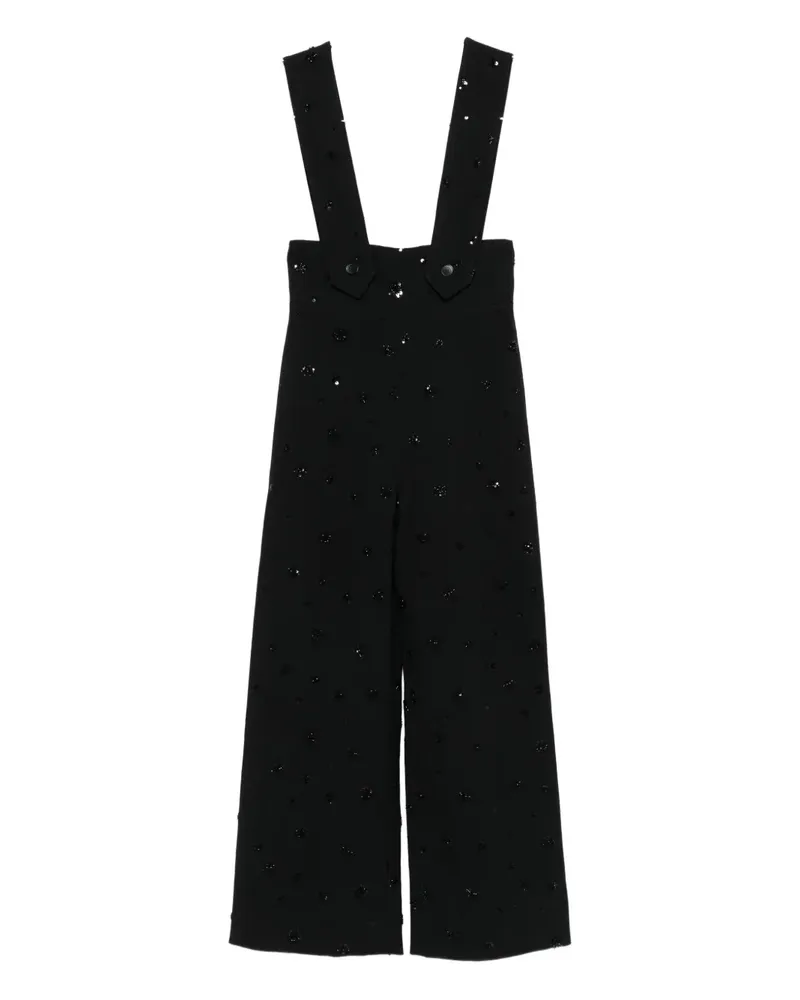 Maje Hose mit Pailletten - Schwarz Schwarz