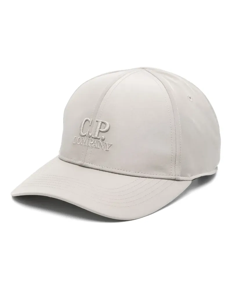 C.P. Company Baseballkappe mit Logo-Stickerei - Grau Grau