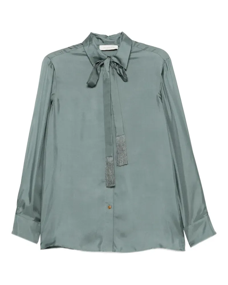 Zimmermann Hemd mit Schleifenkragen - Blau Blau