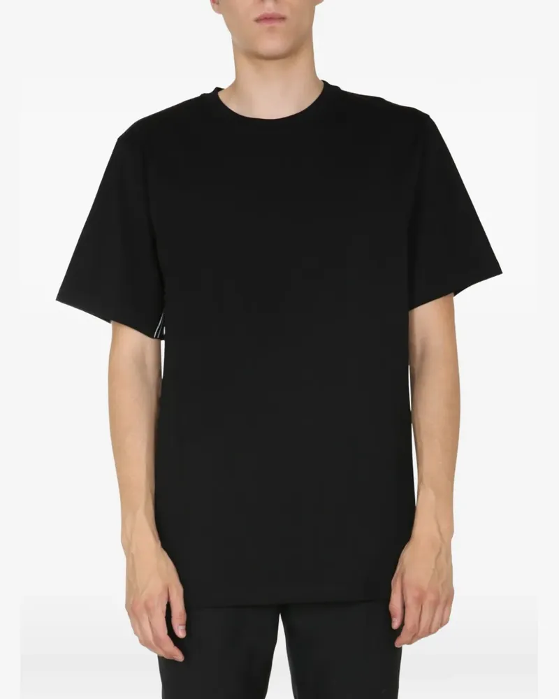 Stella McCartney round neck T-shirt - Schwarz Schwarz