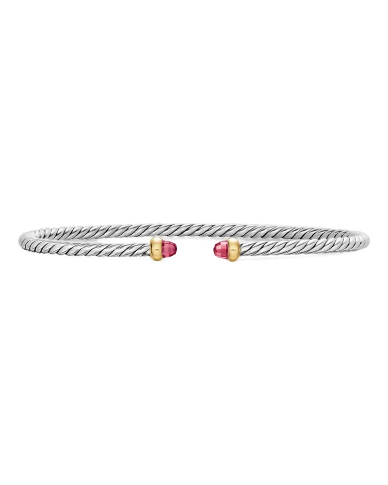 David Yurman micro Cable Flex® bracelet - Silber Silber