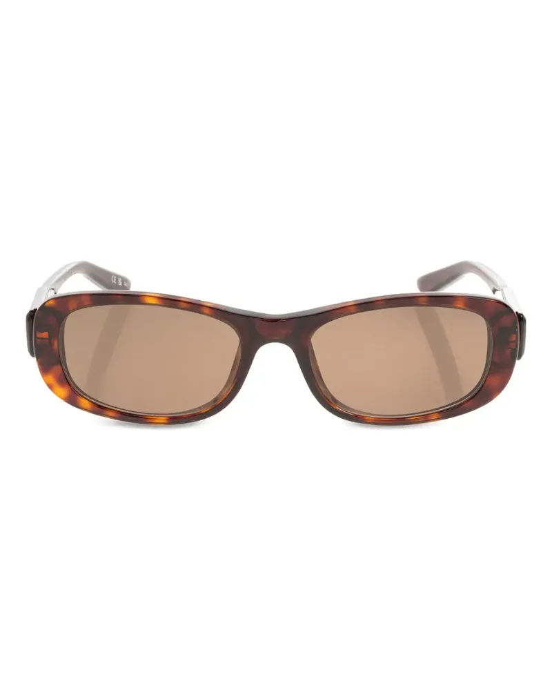 Balenciaga tortoiseshell-effect BB sunglasses - Braun Braun