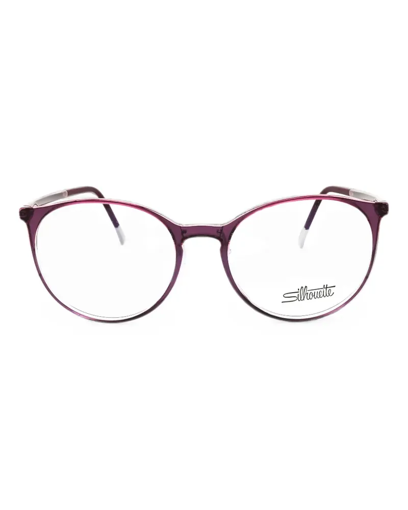 Silhouette SPX Illusion Brille mit rundem Gestell - Violett Violett