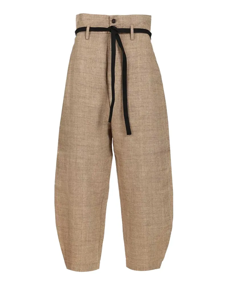BARENA Hose mit Gürtel - Nude Nude