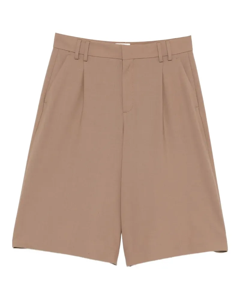 Closed Knielange Plissee-Shorts - Nude Nude
