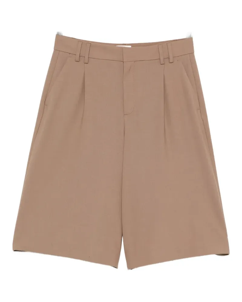 Closed Knielange Plissee-Shorts - Nude Nude